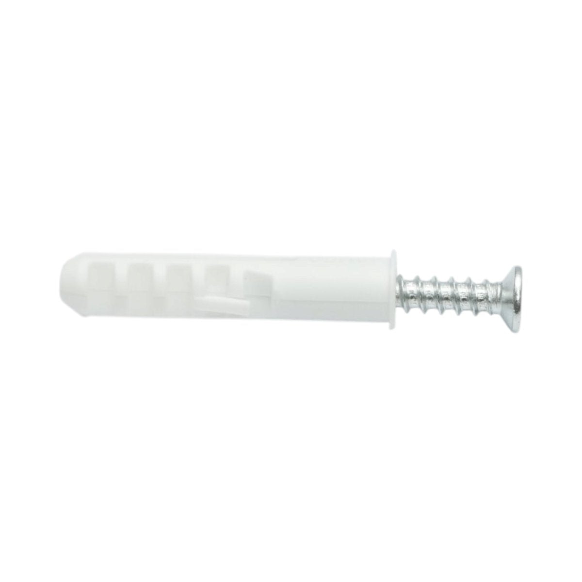 Univerzális műanyag dübel, tipli szett fehér 10x50mm csavarral 6x45mm 50 db/szett