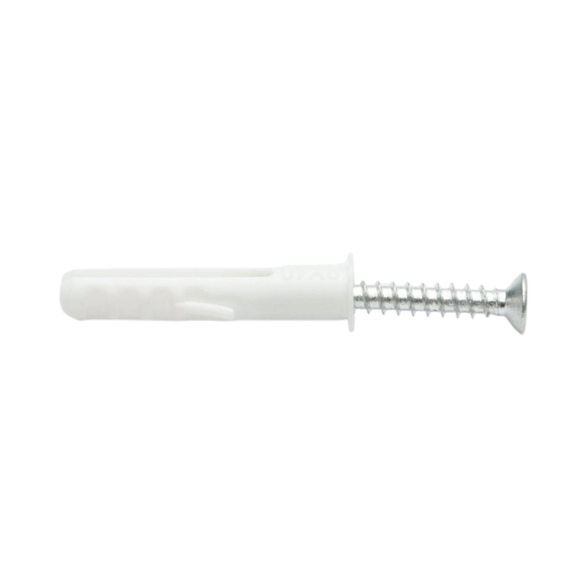 Univerzális műanyag dübel, tipli szett fehér 8x40mm csavarral 5x40mm 50 db/szett