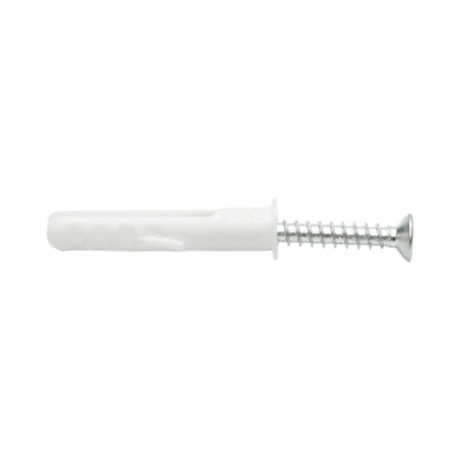 Univerzális műanyag dübel, tipli szett fehér 8x40mm csavarral 5x40mm 50 db/szett
