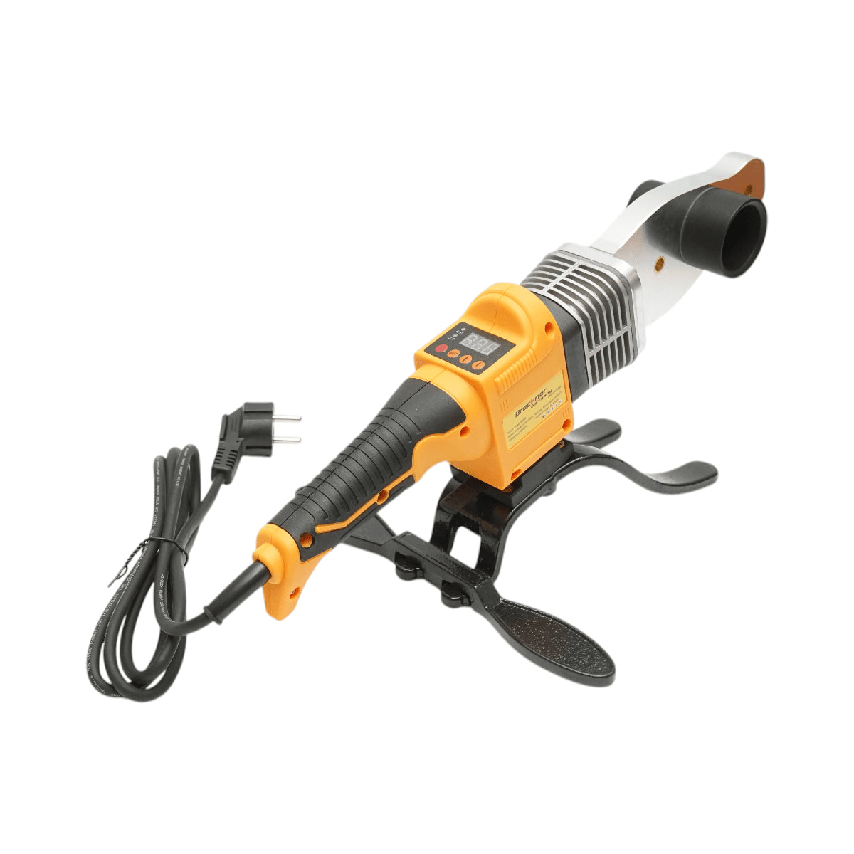 PPR 800W csőhegesztőgép készlet digitális kijelzővel 0-300°C, 6 serpenyő 20-63mm, 3 buborékos vízmérték, szintezőkerék, vágógép Breckner Germany