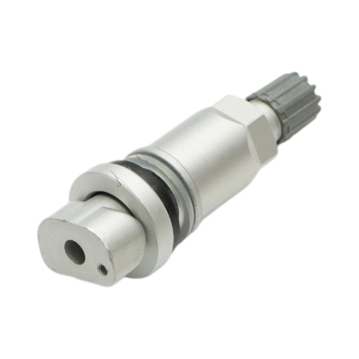Ezüst színű tömlőnélküli gumiszelep, 54 mm, TPMS-01 szenzorhoz kompatibilis