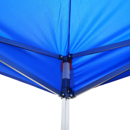 Kék zászlós sátor 2.5mx2.5m, állítható magasságú, összecsukható Breckner Germany