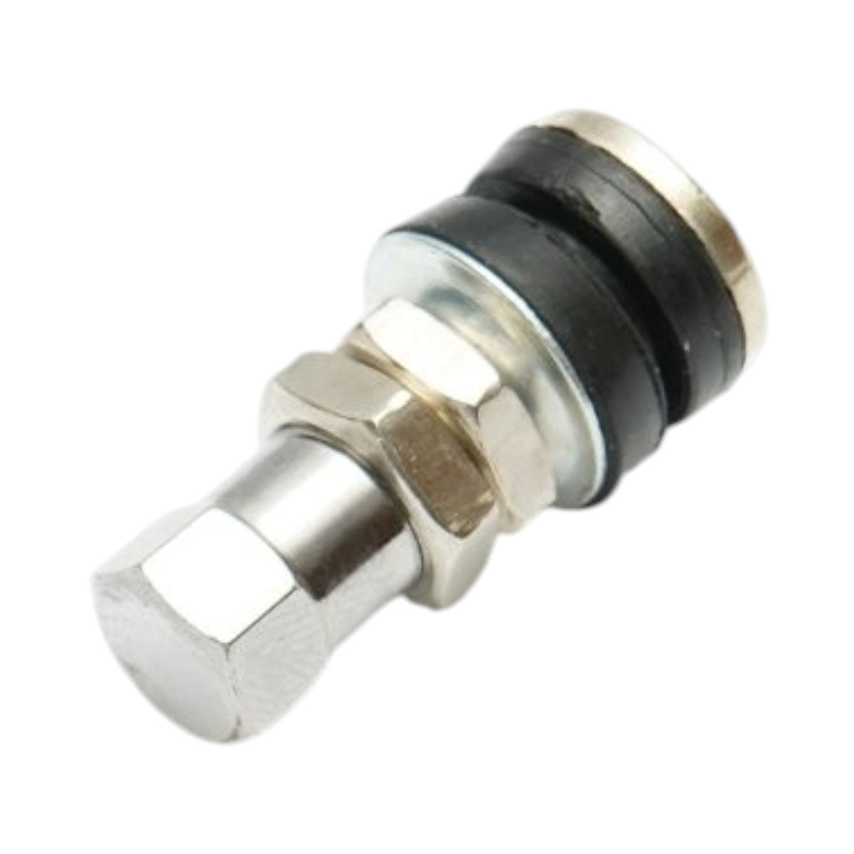 Tubeless kerékcsap fém króm 32.5mm VAMD161 32.5mm motorkerékpárokhoz, robogókhoz és elektromos rollerekhez