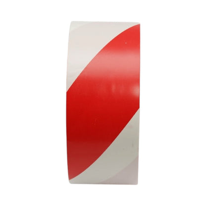 HighPower PVC figyelmeztető és jelölő szalag piros-fehér 48mm x 33m