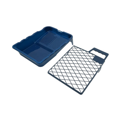 Festés és meszelés szett poliészter ecsetekkel 10cm, 18cm, 2 ecset, spatula, keverő, festéktálca, rács, védőfólia, maszkolószalag 15 részes Breckner Germany