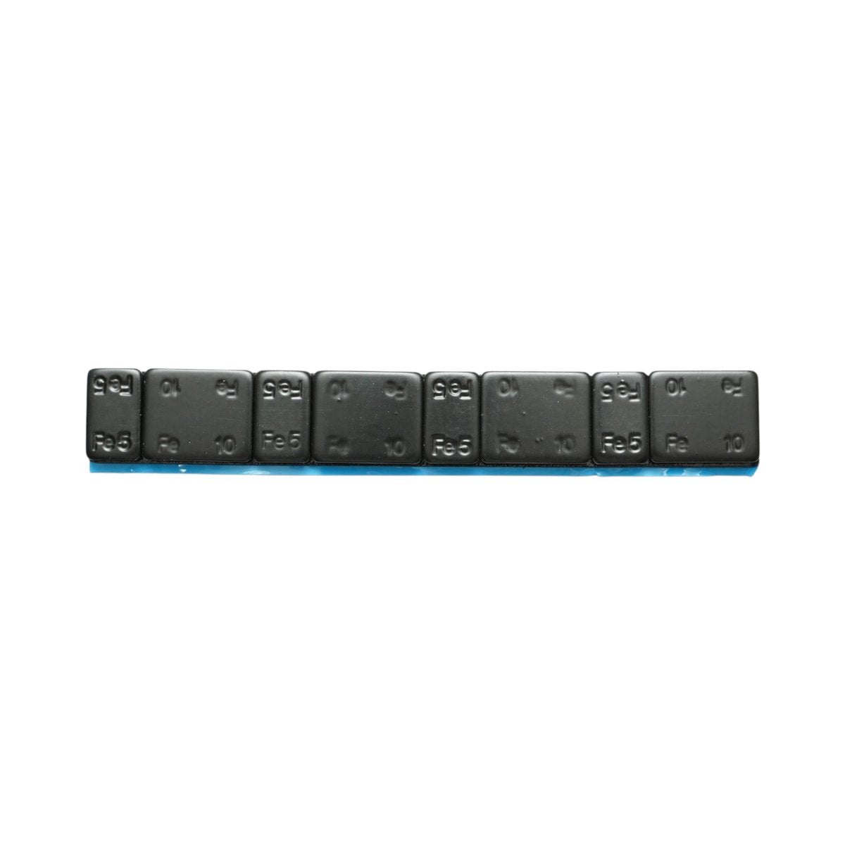 Öntapadós fekete ellensúlyok kerékegyensúlyozáshoz Fe 60g (5gx4 db + 10gx4 db) 100 szalag/doboz