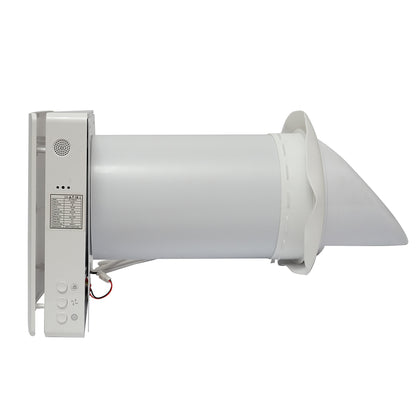 Hővisszanyerő ventilátor 1 helyiséghez, falra szerelhető 50m3/h, 7.8W, Wi-Fi 220V AV-TTWWW5-W
