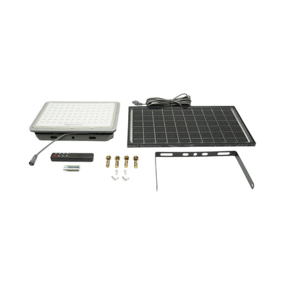 300W LED reflektor, 6500K bifaciális 30W napelem panellel, 15000mAh akkumulátor és távirányító IP66 Breckner Germany