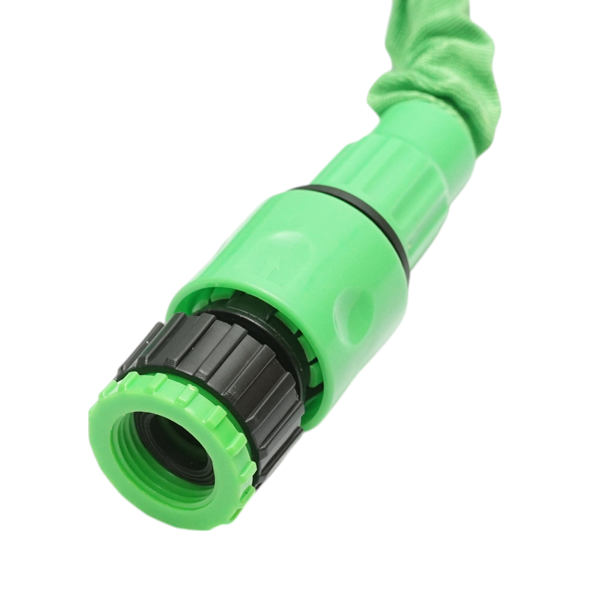 10-30m latex kerti tömlő, slag, 10-30m 7 irányban állítható fúvókával, 3/4 adapterrel, 1/2" gyorscsatlakozóval