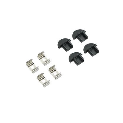 Alumínium profil LED szalag LED 21.7x6.7x2000mm, süllyesztett, matt fényű diffúzorral, max. csík 12mm Breckner Germany