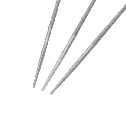 3 darabos csúcsos kerek reszelő lánc fűrészhez 5x200mm 13/64 inch