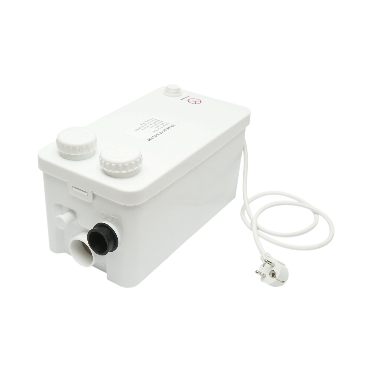 Pompa macerator ape uzate 550W, 220V, debit 8400 L/h, inaltime pompare 9m, orizontal 90m IP44