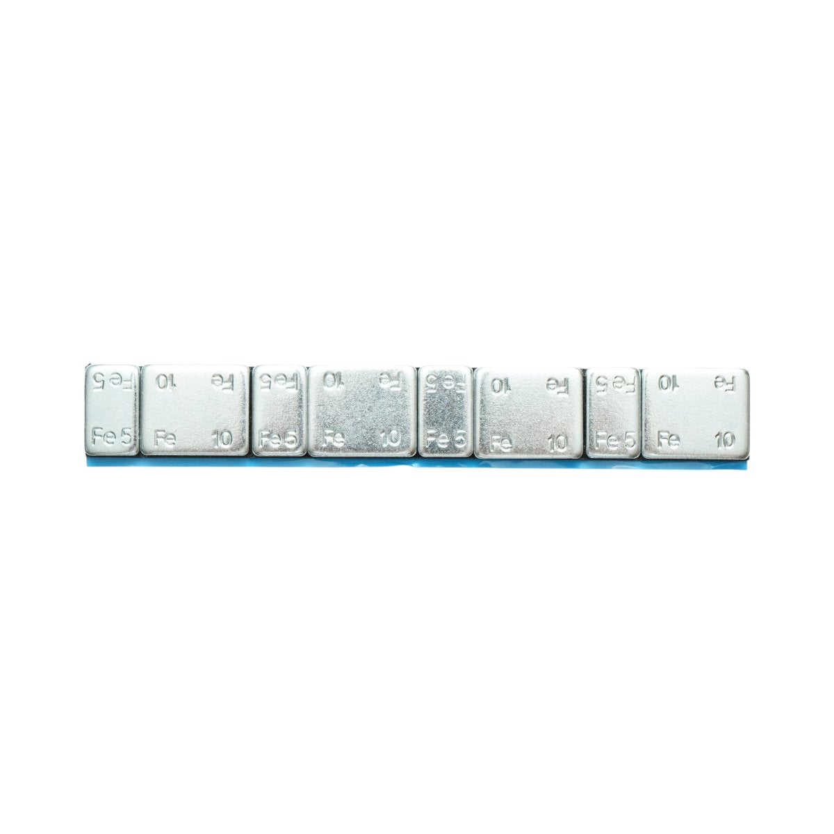 Önműködő ragasztós cinkozott ellensúlyok kerékegyensúlyozáshoz Fe 60g (5gx4 db + 10gx4 db) 100 szalag/doboz