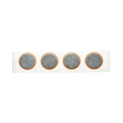 26 darabos 42mm-es kerek vulkanizálási folt szett + 1 db 20ml-es ragasztó tubus Michel légkamrához