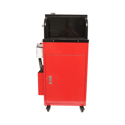 220 V-os automatikus olajcserélő gép, dupla tartály 25 l, max. nyomás 10 bar