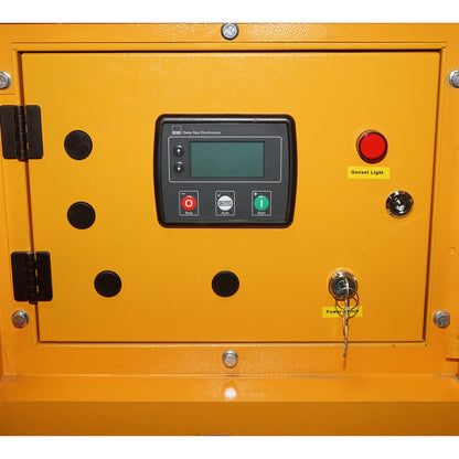 Háromfázisú hangszigetelt elektromos generátor 37.5KVA, 230/400V, Ricardo 38kW ZH4105D dízelmotor Breckner Germany