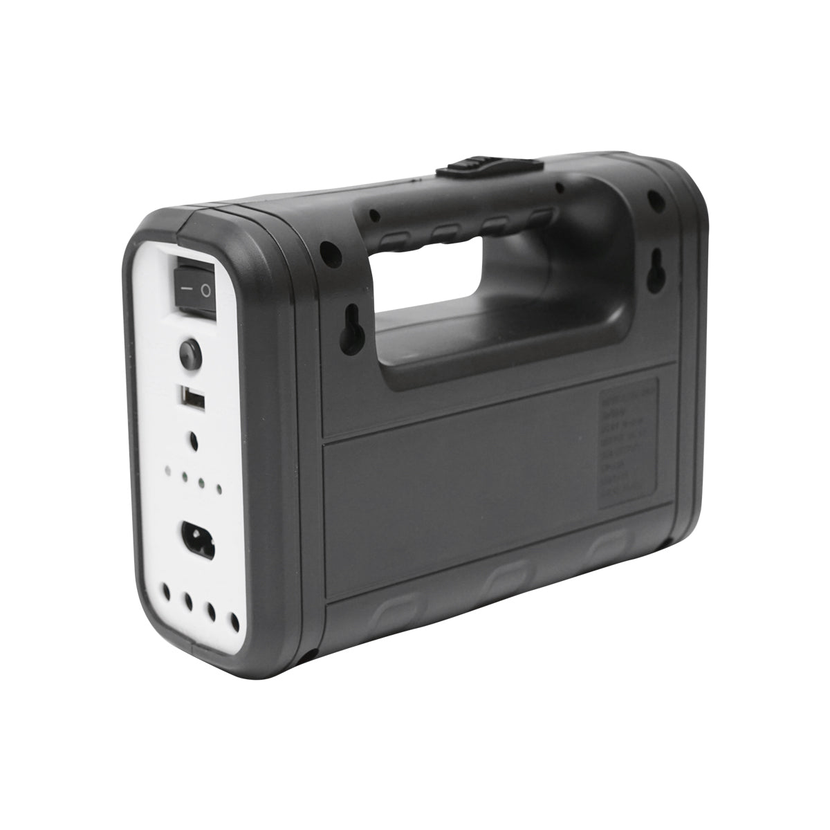 Hordozható LED világító készlet 3 izzóval / reflektorral, napelemmel és 6V, 4.5Ah akkumulátorral halászathoz, kempingezéshez GD-8017