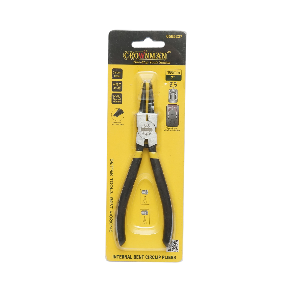 Crownman Professional 180mm seeger belső seeger belső kanyar 180mm Professional Crownman