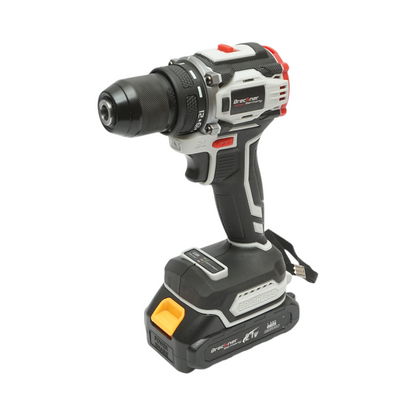 Fúró/csavarozó 2 lítium akkumulátorral 21V/1.5Ah, nyomaték 40Nm, 10mm-es tokmány, fordulatszám 1350rpm Breckner Germany