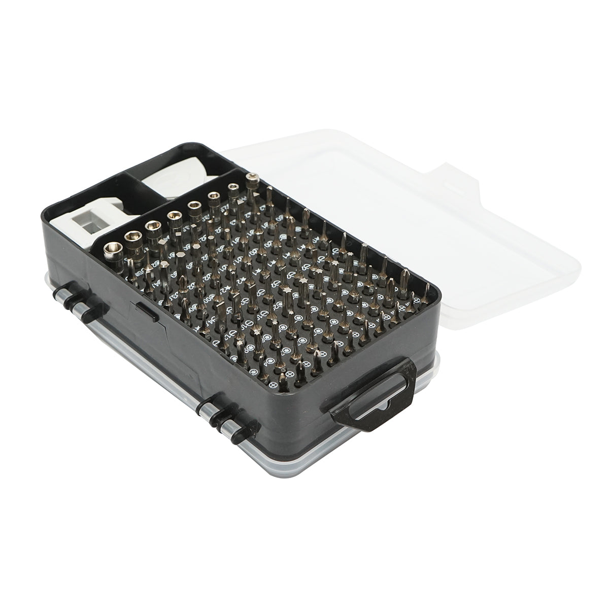 Precíziós csavarhúzó készlet bitek, torx, kereszt, hatszögletű, elektronikai 115 db