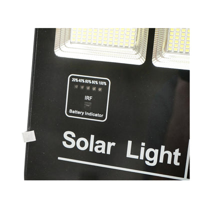 Napelemes LED lámpa 300W 28W-os napelemmel, LiFePO4 akkumulátor 3,2V/40Ah, 6000-8000K, mozgásérzékelő, távirányító IP65 Breckner Germany