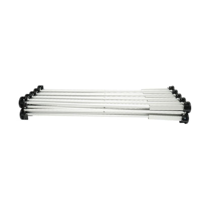 Összecsukható harmonika munkaasztal 10 lábbal, alumínium vázzal 226x61x72cm