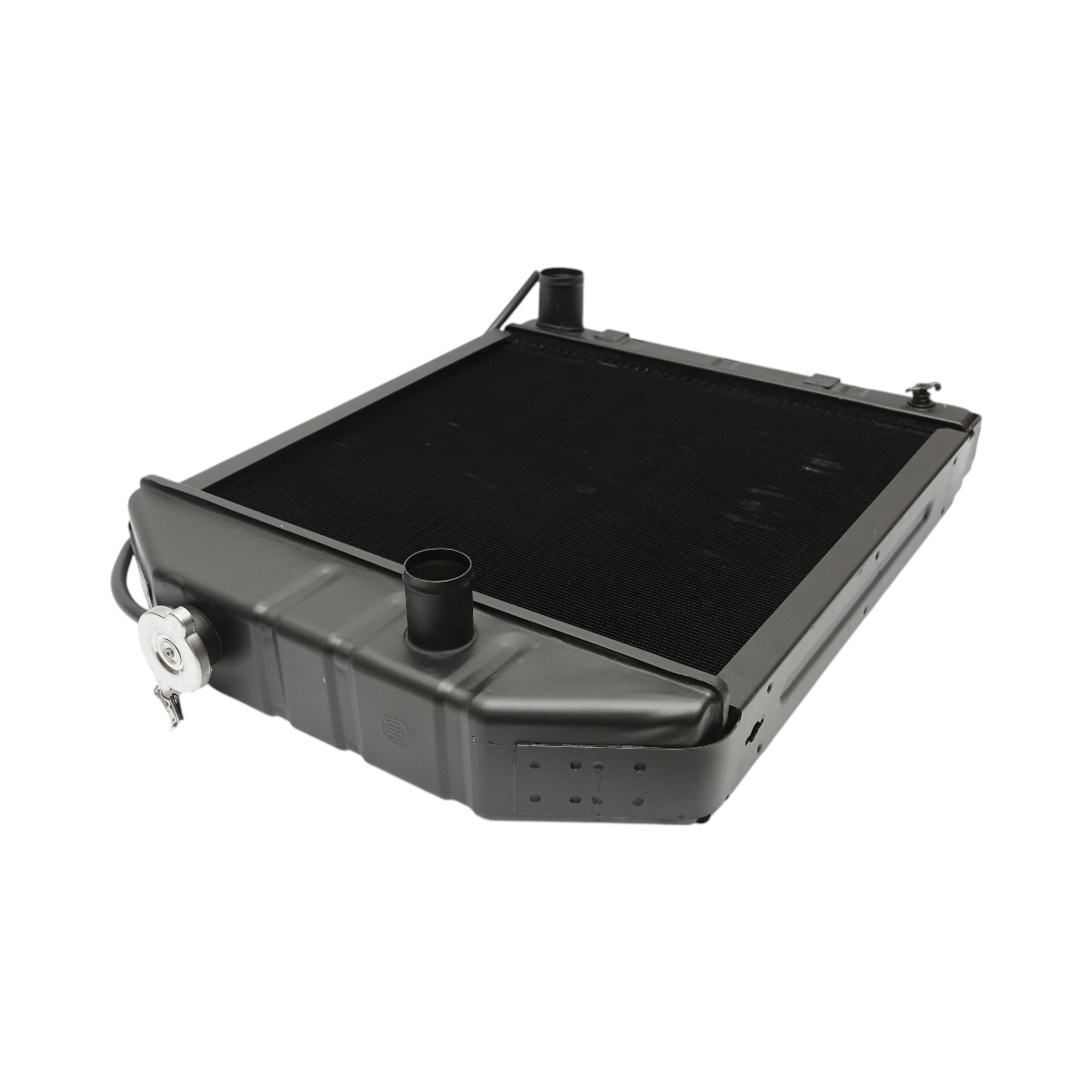 Ford motor vízhűtő radiátor, 4 soros cellás 600x480x65mm OEM kód 81817280, C7NN8005L, D8NN8005PA, C7NN8005E, 4826