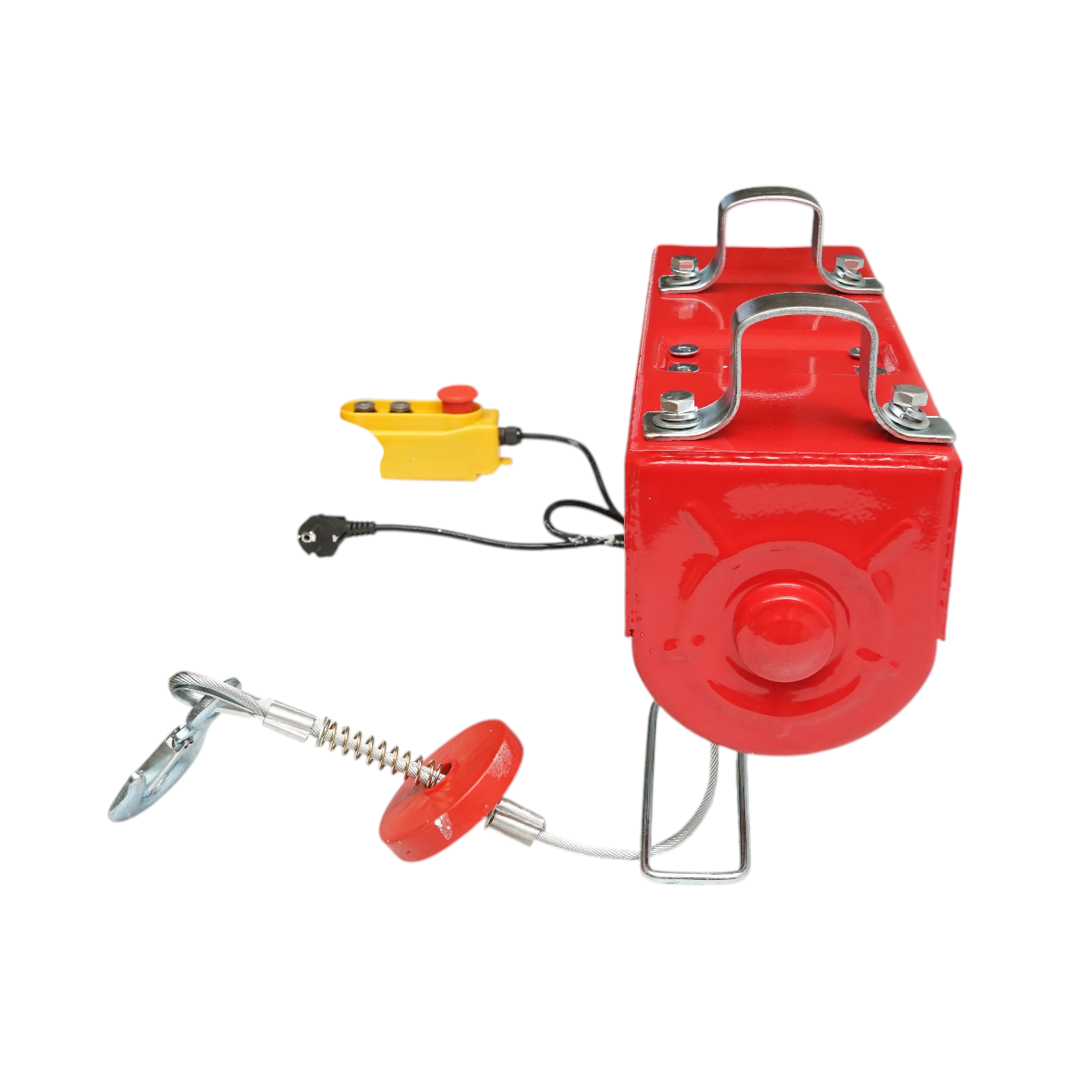 Elektromos emelő 220V/50Hz 2200W, max terhelés 500/1000Kg, emelési sebesség 4-8m/min, emelési magasság 6-12m IP40