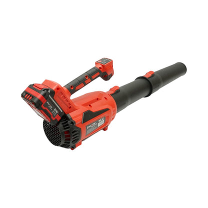 Lombfúvó, kerti légfúvó, 2db 21V, 4Ah Li-ion akkumulátorral, Brushless, légáramlás 4.5 m3/min, 5 fokozatú fordulatszám 0-23000, Turbo Breckner Germany