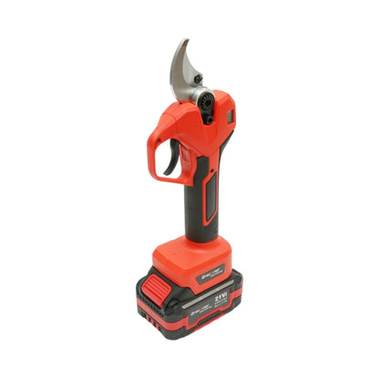 Elektromos metszőolló , kertészeti olló 500W 2 db 21V, 4Ah Li-Ion akkumulátorral, Brushless, digitális kijelző, max vágási átmérő 40mm Breckner Germany