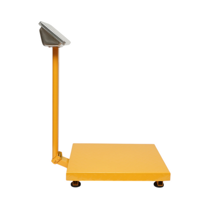 Elektronikus padlómérleg 350kg platform típus 500x400mm összecsukható karral, LCD kijelző