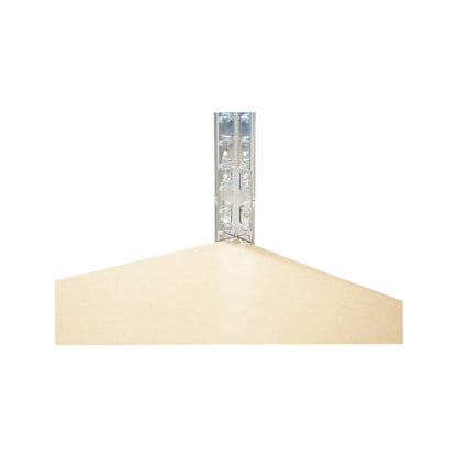 Salgó polc, fém polc, 5 MDF polccal, 180x120x50cm, 300kg/polc, csavarmentes szerelés, horganyzott, horganyzott.