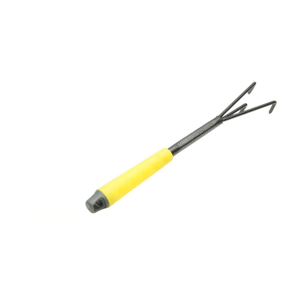 3 karommal rendelkező kertészeti kultivátor, kaparó, rozsdamentes acélból 65x370mm, ergonomikus PP nyél Crownman