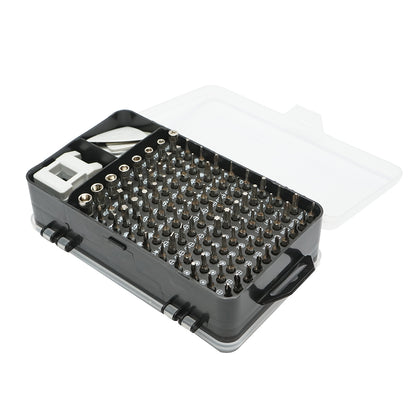 Precíziós csavarhúzó készlet bitek, torx, kereszt, hatszögletű, elektronika 139 db
