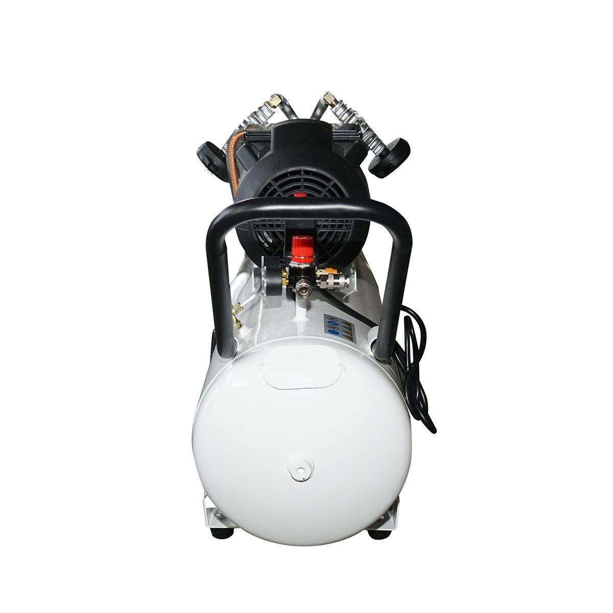 100 literes légkompresszor, 2,2 kW/3 LE V-twin motor, maximális nyomás 8 bar, légbeömlési térfogat 425 l/perc Breckner Germany