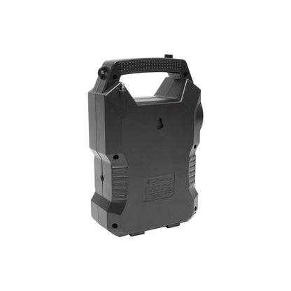 Hordozható LED világító készlet 3 izzóval/projektorral, FM rádióval, napelemes távirányítóval és 6V, 3 Ah akkumulátorral halászathoz, kempingezéshez GD-8060