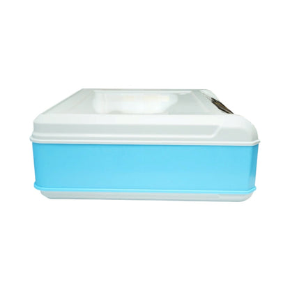 Automata tojásinkubátor, keltető gép 100 tojáshoz 80W, 12V-220V, automata forgatás, LED ovoszkóp, hőmérséklet-szabályozás, páratartalom-szabályozás, digitális kijelző, riasztás