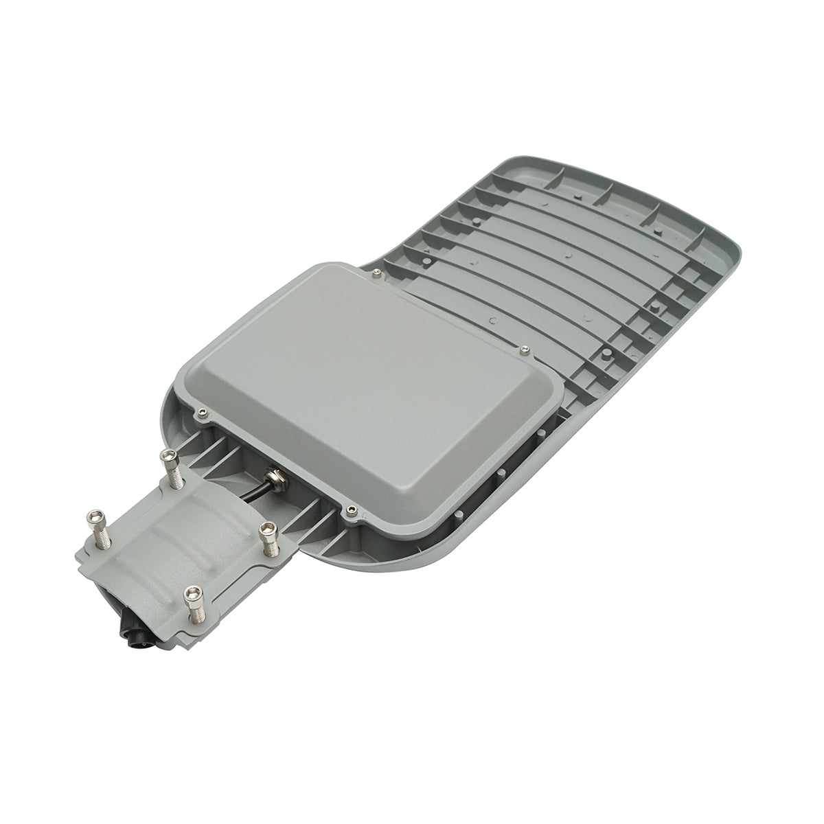 LED-es közvilágítási lámpa 40W, 1800LM, IP65, 6500K napelemmel és 36Ah akkumulátorral, pólusbilinccsel Breckner Germany