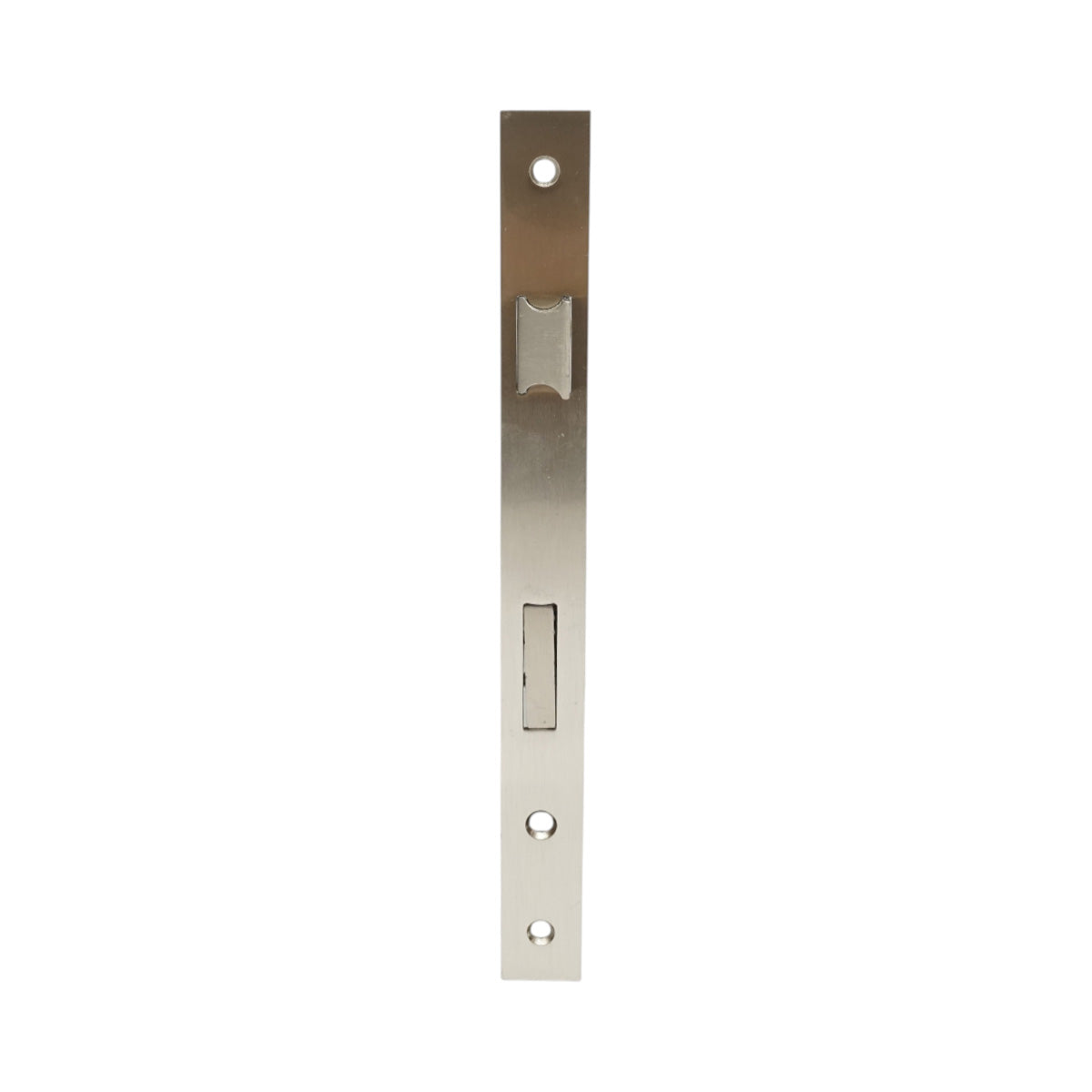 Beépített ajtózár nyelvvel 48x174mm, előlap 23x240mm, szatén nikkel, csavarok mellékelve