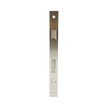 Beépített ajtózár nyelvvel 48x174mm, előlap 23x240mm, szatén nikkel, csavarok mellékelve