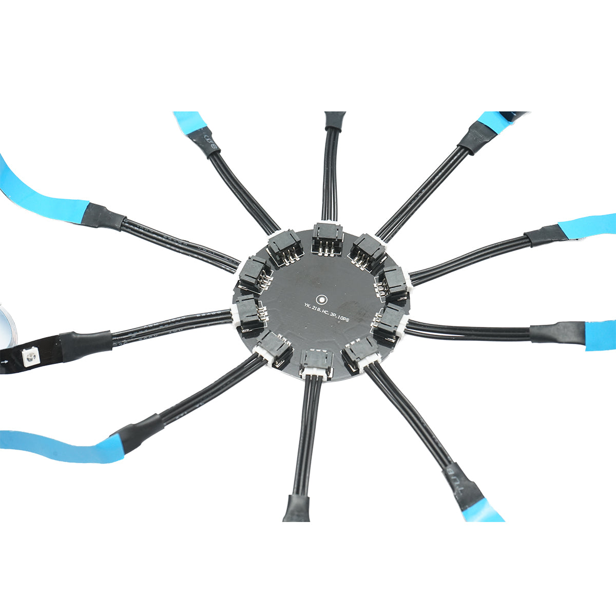 LED szalag tűzijáték modell 11x0.5+1x1m 5V, USB, bluetooth, hangvezérlés, RGB+IC alkalmazás Breckner Germany