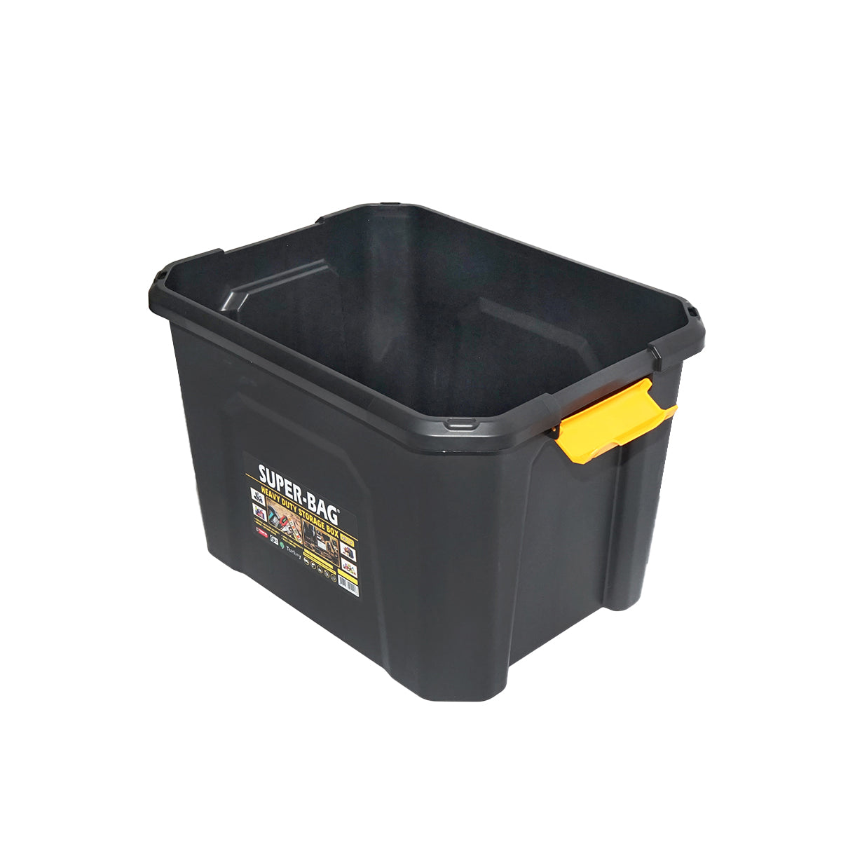 Nagy teherbírású tárolódoboz fedéllel 40L 490x380x320mm