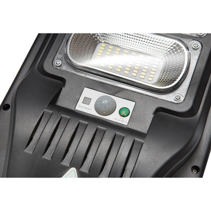 Napelemes LED utcai utcai lámpa 150W, 6500K, IP65 hűvös fény napelemmel és oszlopra szerelhető Breckner Germany