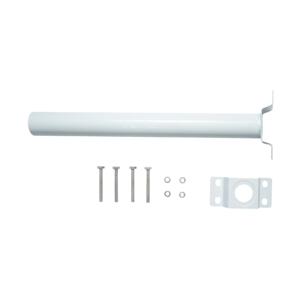 3m-es acél világítóoszlop beton szerelőkarimával Breckner Germany