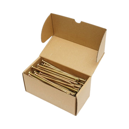Ajtó-ablak szerelőcsavar 7.5x132mm, torx TX30, sárga cinkozott acél 100 db/doboz