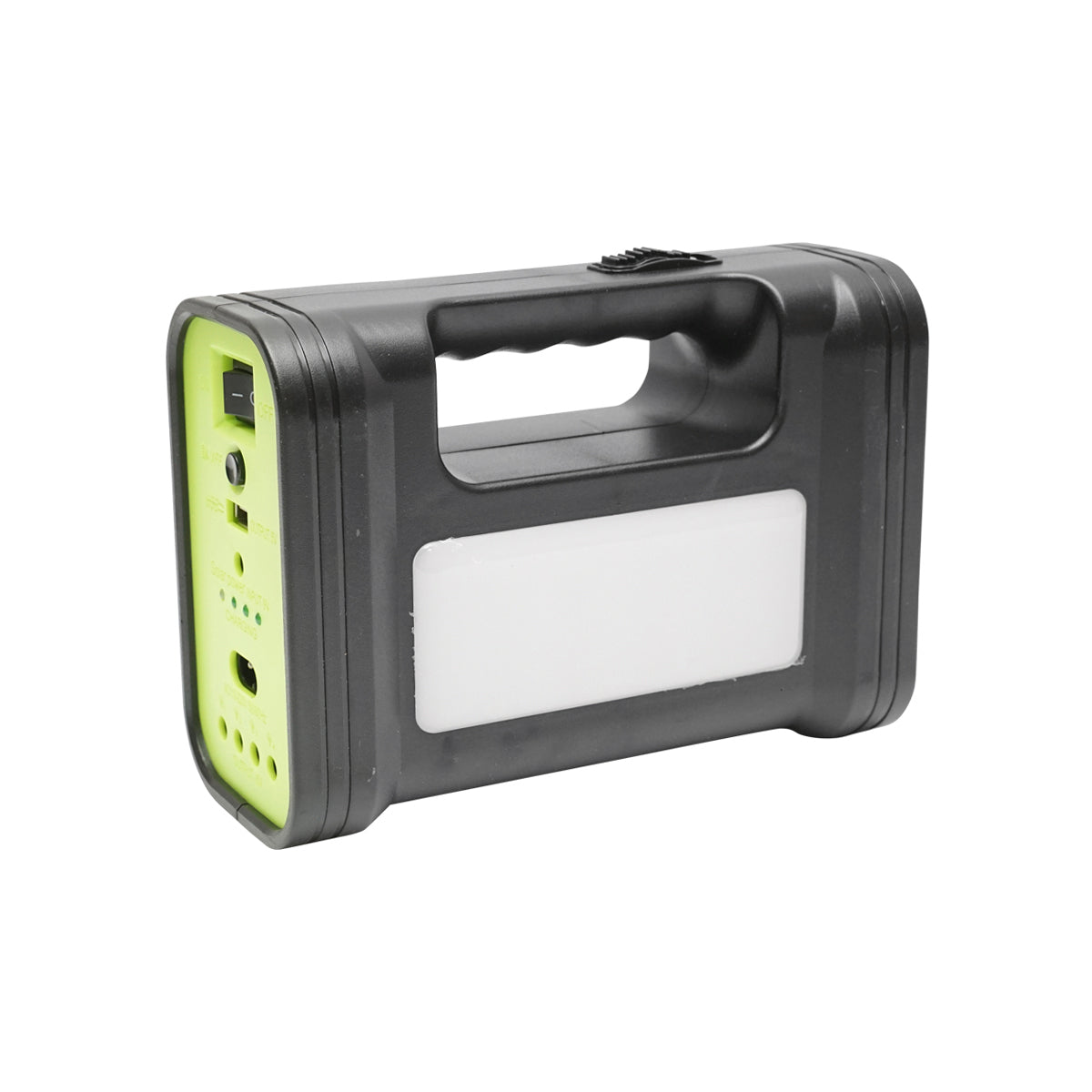 Hordozható LED világító készlet 3 izzóval / projektorral, napelemmel és akkumulátorral 6V, 4.5Ah horgászáshoz, kempingezéshez GD-17