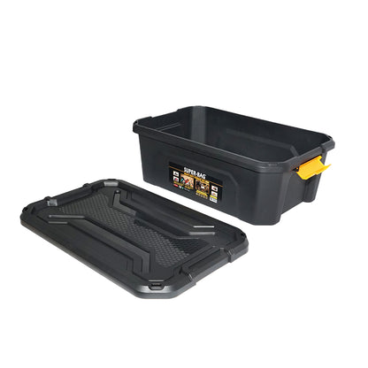 Nagy teherbírású tárolódoboz fedéllel 30L 580x380x200mm