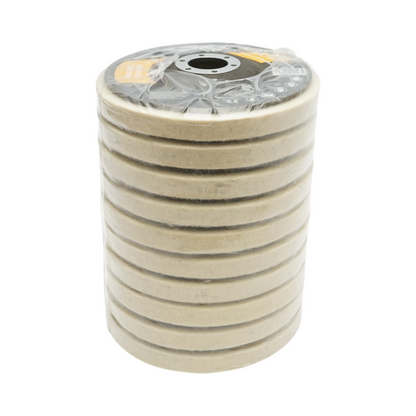 Csiszolókorong polírozáshoz 125x12x22.23mm, fényezés és felületkezelés fém, rozsdamentes acél, alumínium Breckner Germany