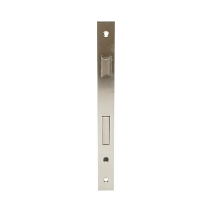 Beépített ajtózár nyelvvel 73x177mm, előlap 23x240mm, szatén nikkel, csavarok mellékelve