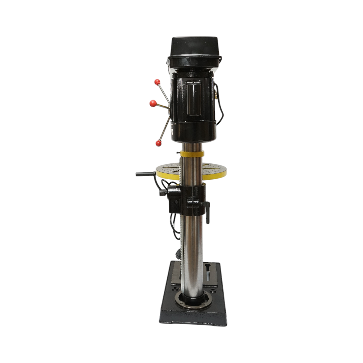 Oszlopos fúrógép 450W, 220V, 5 sebesség, 16 sebesség 180-2770 RPM, 16mm tokmány Crownman